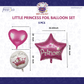 Princess Star Birthday 5 pcs Foil Balloons