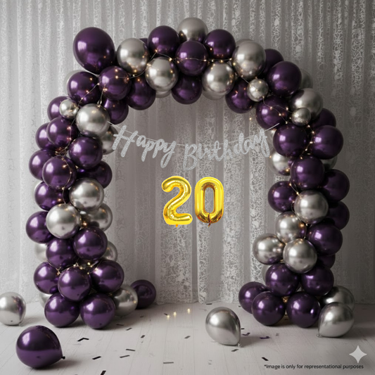 20th Milestone Birthday Decoration Kit