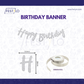 Purple Silver Birthday Decor Kit (44 pcs)