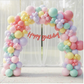 Pastel Birthday Decoration Glitter Combo