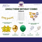 Jungle Birthday Decoration Combo (42 Pcs)