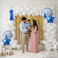 Baby Boy First Birthday Decor (64 pcs)