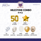 Golden Jubilee Birthday Decoration Set (19 pcs)