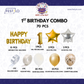 Golden First Birthday Decoration Set (70 pcs)