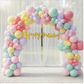 Pastel Birthday Decoration Glitter Combo