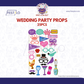 Wedding Photo Booth Props Kit (25 pcs)