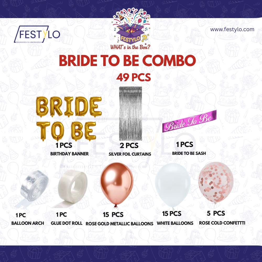 Bride To Be Party Decoration Set (50 pcs)