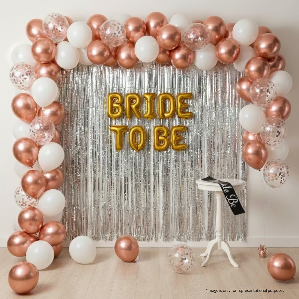 Bride To Be Black Sash Set (50 pcs)