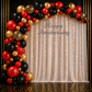 Red Black Gold Anniversary Decoration Combo (71 pcs)