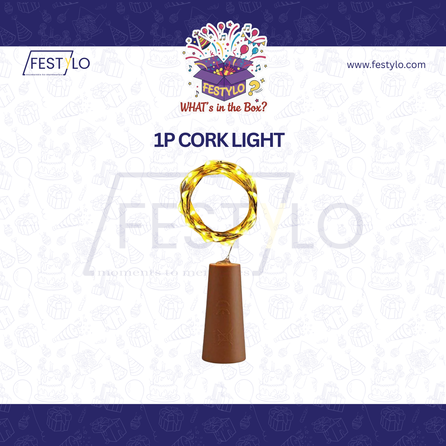 LED Cork Fairy Light (2m)