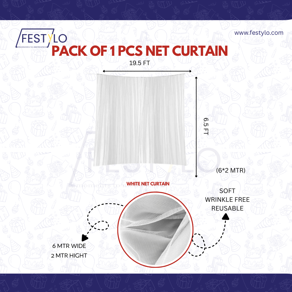 1st Anniversary Decoration Combo Kit (64 Pcs) – Red, White & Gold Balloon Decoration Set