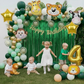 Jungle Birthday Decoration Combo (81 Pcs) Custom.