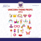 Unicorn Theme Photo Booth Props Kit