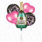 Champagne Bottle Birthday 5 pcs Foil Balloons