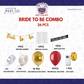 Golden Bride To Be Decor Set (26 pcs)