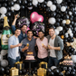 Champagne Bottle Birthday 5 pcs Foil Balloons