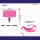 Pink Cursive Birthday Banner Set