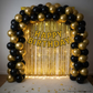 Black Gold Birthday Party Decor (36 pcs)