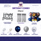 Paw Patrol Blue Silver Birthday Arch Kit (55 Pcs)