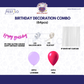 Pink Lavender Birthday Combo | 64pcs