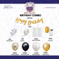 Black Gold Birthday Decoration Combo (25 pcs)