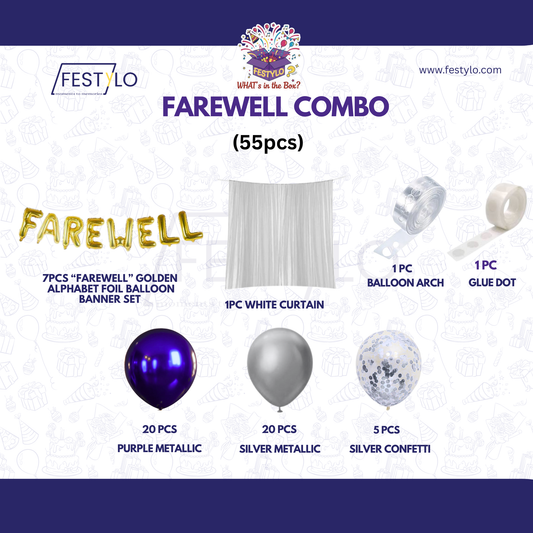 Farewell Balloon Arch Combo