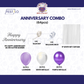 Lavender Purple Anniversary Decoration Kit (64 pcs)