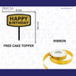 Black Gold Birthday Banner Set