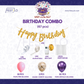Pink Purple Birthday Decoration Combo – 67 Pcs