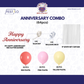 Colorful Anniversary Decoration Kit (64 pcs)