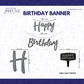 Blue White Silver Birthday Decor (53 pcs)