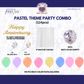 Pastel Theme Party Combo Decoration Kit (114 pcs) – Happy Anniversary