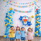 Doraemon Theme 5pcs Birthday Foil Balloons