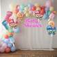 Baby Shower Pastel Theme Decoration Combo Kit (112 Pcs)