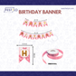 Rose Gold Birthday Decoration Kit (47 pcs)