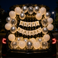 Car Birthday Decoration Combo – 29 Pcs | White & Silver