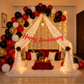Red Black Theme Anniversary Decoration Combo – 59 Pcs