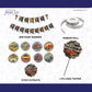 Racing Theme Birthday Decoration Set (12 pcs)