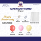 Colorful Anniversary Decoration Kit (64 pcs)