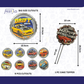 Racing Theme Birthday Decoration Set (12 pcs)