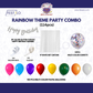 Rainbow Theme Silver Banner with Multi-color confetti Decoration Kit (114 Pcs) (Copy)