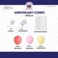 Premium Anniversary Balloon Wall Decoration Kit (63 pcs)