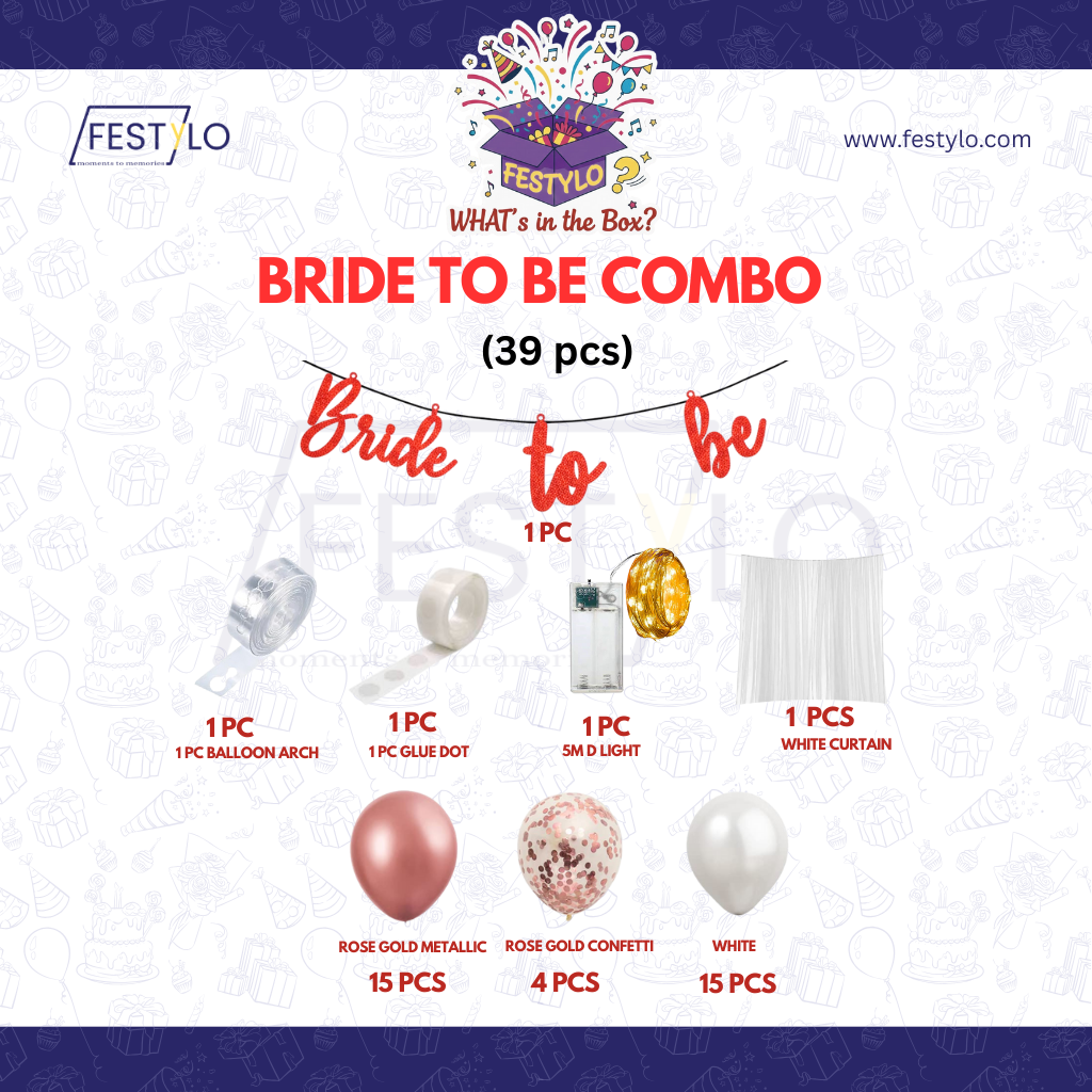 Bride To Be Decor (39 pcs)