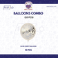 Silver Confetti Party Balloon Pack (10 pcs)