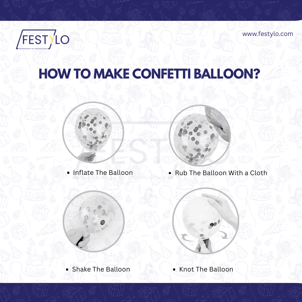 Silver Confetti Party Balloon Pack (10 pcs)