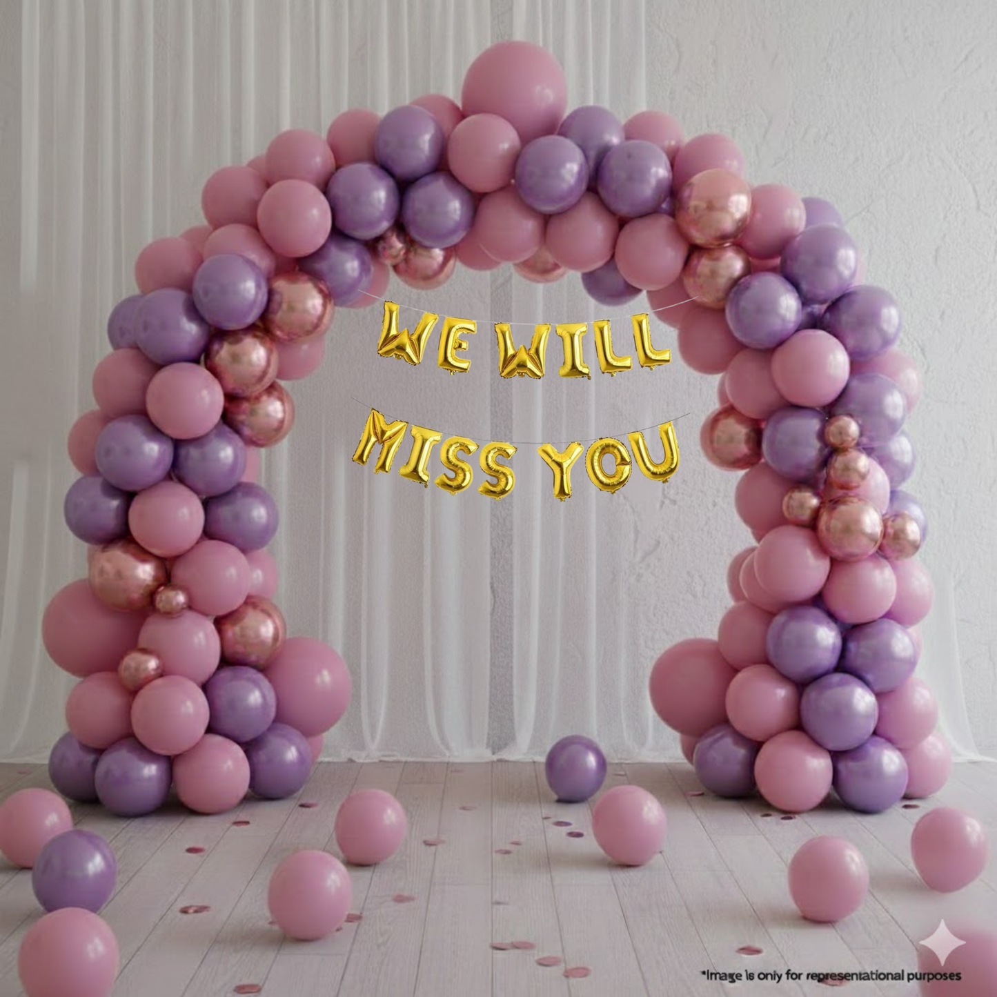 We Will Miss You Pastel Farewell Combo (76 pcs)