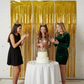 Golden Foil Fringe Curtain Set (3pcs)