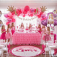 Barbie Theme Birthday 5 pcs Foil Balloons