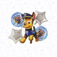 Paw Patrol Chase Birthday 5 pcs Foil Balloons