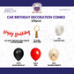 Car Birthday Decoration Combo – 29 Pcs | Red & Black